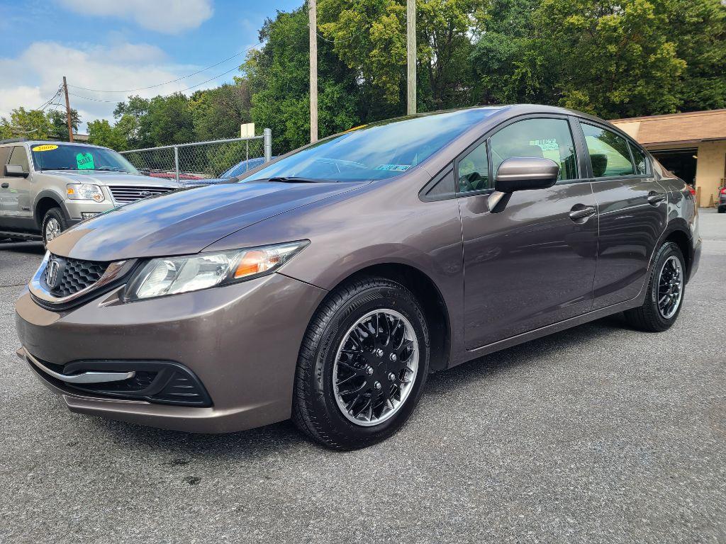 2015 BROWN HONDA CIVIC LX (19XFB2F56FE) with an 1.8L engine, Continuously Variable transmission, located at 7981 Paxton Street, Harrisburg, PA, 17111, (717) 561-2926, 40.261490, -76.749229 - WE FINANCE!!! Good Credit/ Bad Credit/ No Credit - ALL Trade-Ins Welcomed!!! ***Guaranteed Credit Approval*** APPLY ONLINE or CALL us TODAY ;) Internet Prices and Marketplace Prices are SPECIAL discounted ***CASH DEALS*** Retail Prices are higher. Please call us to discuss your cash and finan - Photo #0