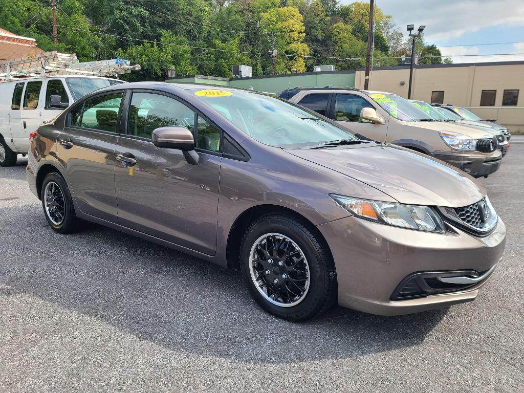 2015 BROWN HONDA CIVIC LX (19XFB2F56FE) with an 1.8L engine, Continuously Variable transmission, located at 7981 Paxton Street, Harrisburg, PA, 17111, (717) 561-2926, 40.261490, -76.749229 - WE FINANCE!!! Good Credit/ Bad Credit/ No Credit - ALL Trade-Ins Welcomed!!! ***Guaranteed Credit Approval*** APPLY ONLINE or CALL us TODAY ;) Internet Prices and Marketplace Prices are SPECIAL discounted ***CASH DEALS*** Retail Prices are higher. Please call us to discuss your cash and finan - Photo #6
