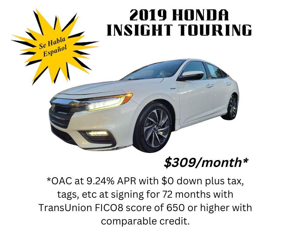 2019 WHITE HONDA INSIGHT TOURING (19XZE4F91KE) with an 1.5L engine, Automatic transmission, located at 7981 Paxton Street, Harrisburg, PA, 17111, (717) 561-2926, 40.261490, -76.749229 - Photo #14