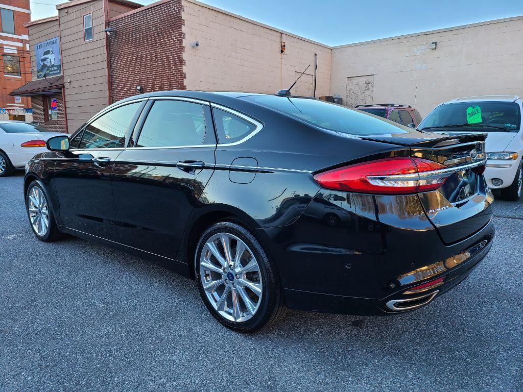 2017 BLACK FORD FUSION PLATINUM (3FA6P0D98HR) with an 2.0L engine, Automatic transmission, located at 117 North Cameron Street, Harrisburg, PA, 17101, (717) 963-8962, 40.267021, -76.875351 - Photo #2