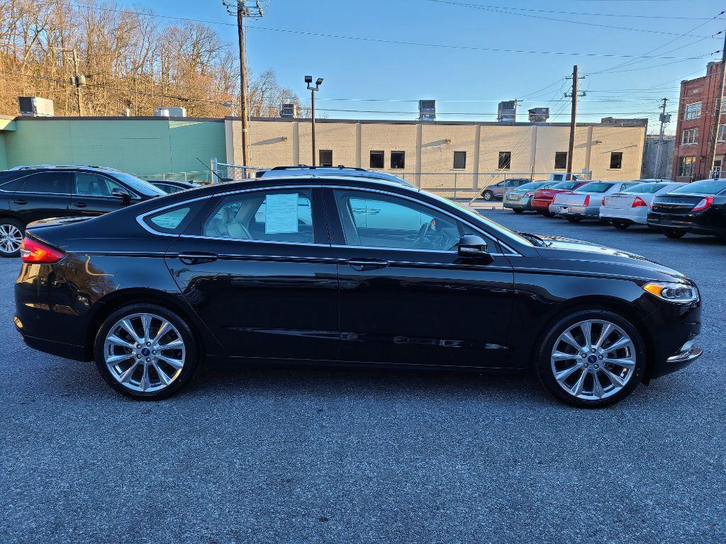 2017 BLACK FORD FUSION PLATINUM (3FA6P0D98HR) with an 2.0L engine, Automatic transmission, located at 117 North Cameron Street, Harrisburg, PA, 17101, (717) 963-8962, 40.267021, -76.875351 - Photo #5