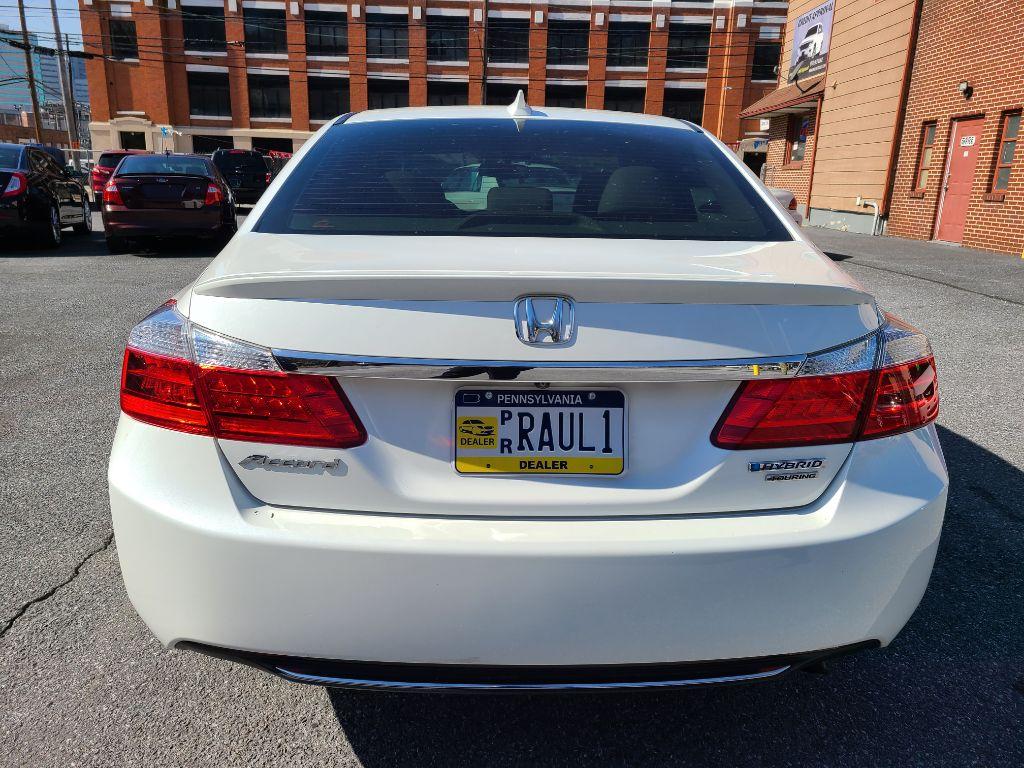 2015 WHITE HONDA ACCORD TOURING HYBRID (1HGCR6F76FA) with an 2.0L engine, Continuously Variable transmission, located at 7981 Paxton Street, Harrisburg, PA, 17111, (717) 561-2926, 40.261490, -76.749229 - Photo #3