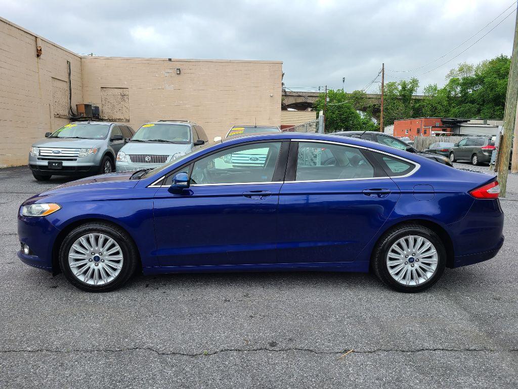 2014 BLUE FORD FUSION SE HYBRID (3FA6P0LU0ER) with an 2.0L engine, Continuously Variable transmission, located at 117 North Cameron Street, Harrisburg, PA, 17101, (717) 963-8962, 40.267021, -76.875351 - Photo #1