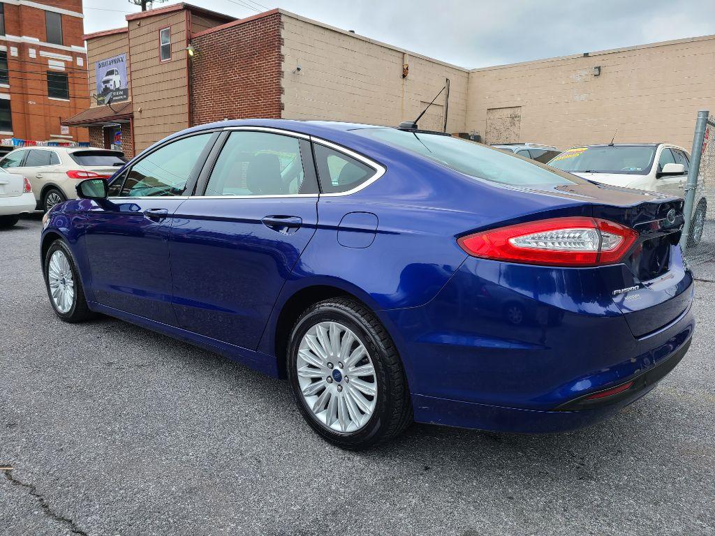 2014 BLUE FORD FUSION SE HYBRID (3FA6P0LU0ER) with an 2.0L engine, Continuously Variable transmission, located at 117 North Cameron Street, Harrisburg, PA, 17101, (717) 963-8962, 40.267021, -76.875351 - Photo #2