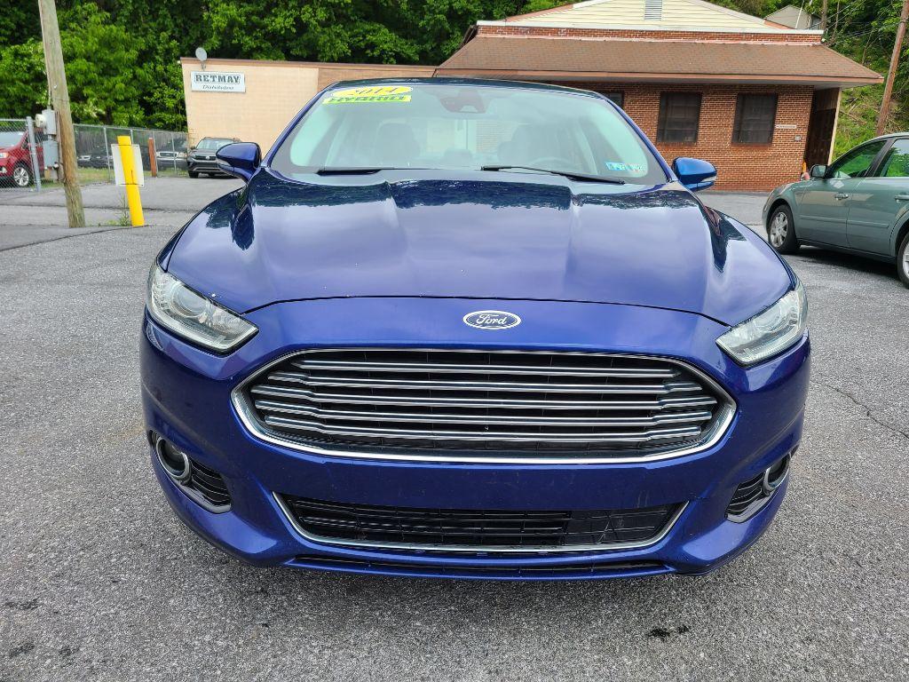 2014 BLUE FORD FUSION SE HYBRID (3FA6P0LU0ER) with an 2.0L engine, Continuously Variable transmission, located at 117 North Cameron Street, Harrisburg, PA, 17101, (717) 963-8962, 40.267021, -76.875351 - Photo #7