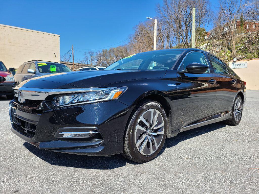 2019 BLACK HONDA ACCORD HYBRID EX (1HGCV3F46KA) with an 2.0L engine, Continuously Variable transmission, located at 7981 Paxton Street, Harrisburg, PA, 17111, (717) 561-2926, 40.261490, -76.749229 - Photo #0
