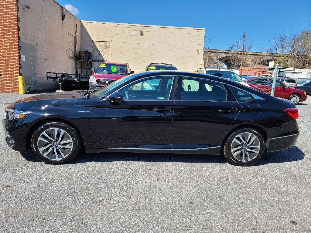 2019 BLACK HONDA ACCORD HYBRID EX (1HGCV3F46KA) with an 2.0L engine, Continuously Variable transmission, located at 7981 Paxton Street, Harrisburg, PA, 17111, (717) 561-2926, 40.261490, -76.749229 - Photo #1