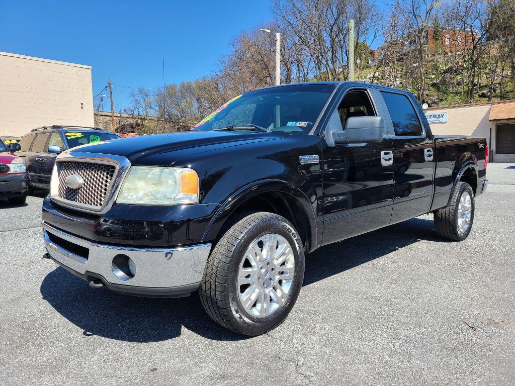 2007 BLACK FORD F150 LARIAT SUPERCREW (1FTPW14V97F) with an 5.4L engine, Automatic transmission, located at 117 North Cameron Street, Harrisburg, PA, 17101, (717) 963-8962, 40.267021, -76.875351 - Photo #0