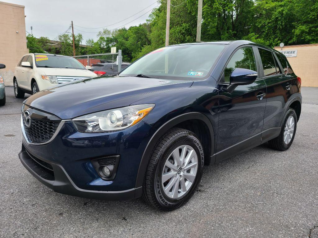 2015 BLUE MAZDA CX-5 TOURING (JM3KE4CY5F0) with an 2.5L engine, Automatic transmission, located at 117 North Cameron Street, Harrisburg, PA, 17101, (717) 963-8962, 40.267021, -76.875351 - Photo #0