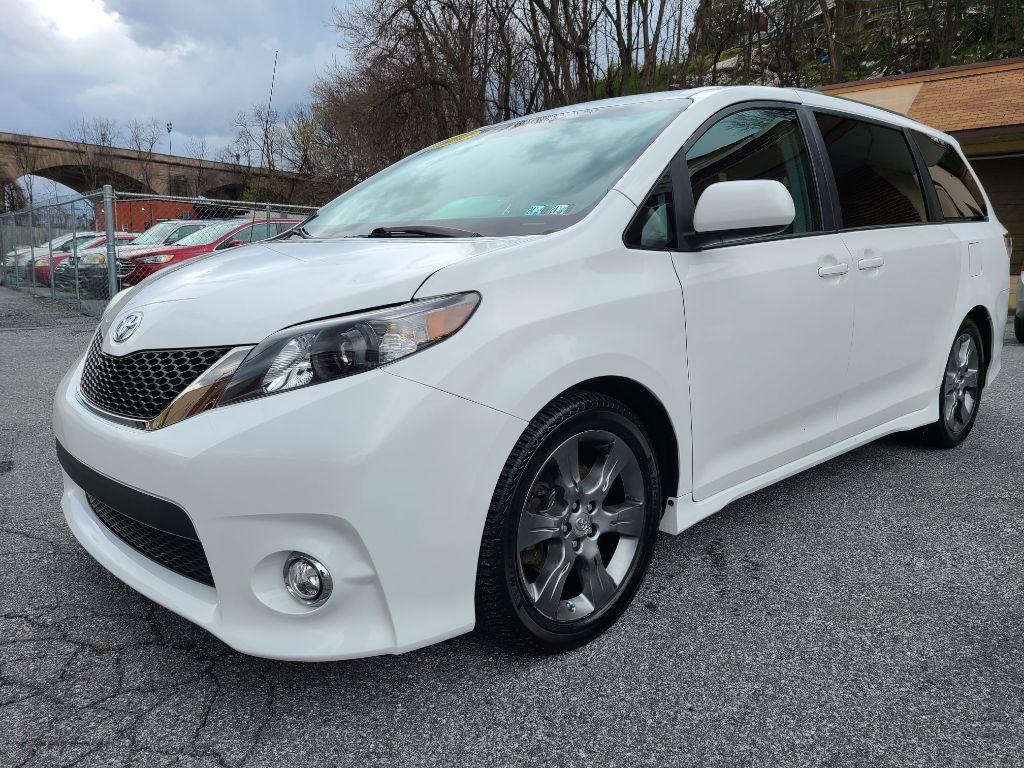 2012 WHITE TOYOTA SIENNA SPORT (5TDXK3DC8CS) with an 3.5L engine, Automatic transmission, located at 117 North Cameron Street, Harrisburg, PA, 17101, (717) 963-8962, 40.267021, -76.875351 - Photo #0