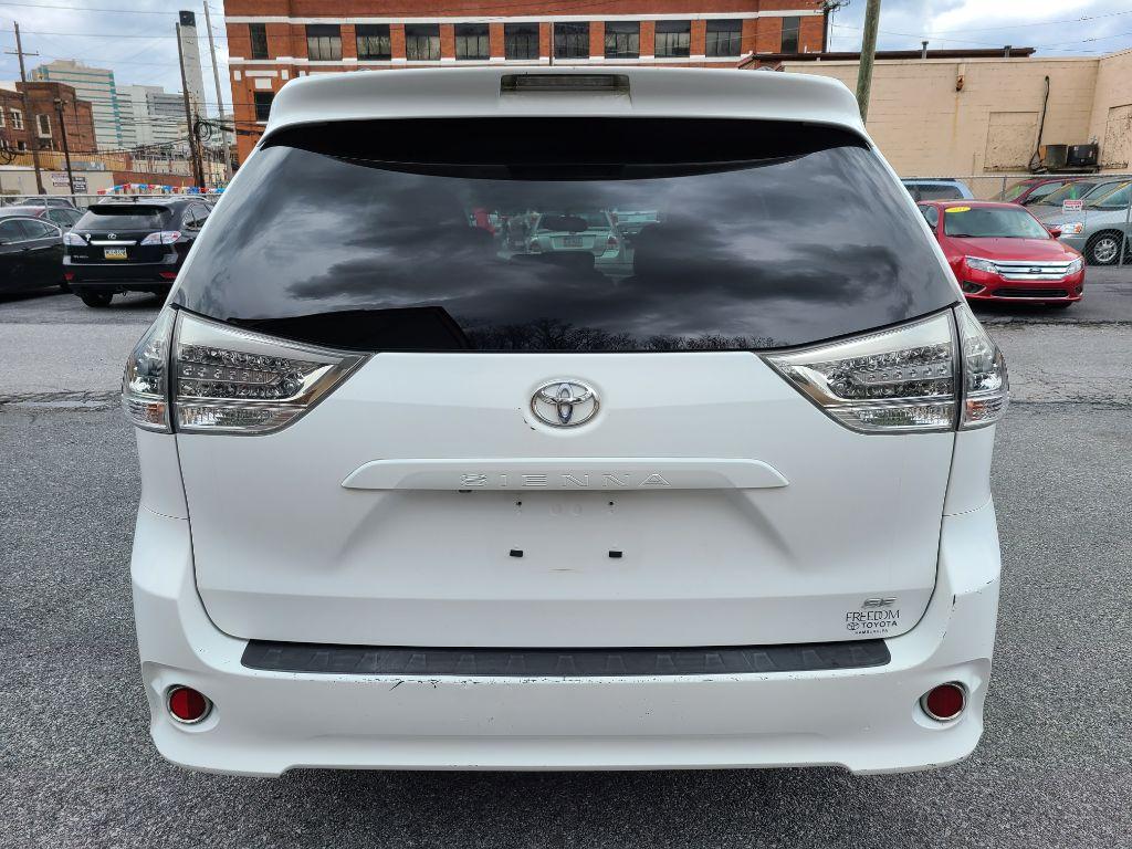 2012 WHITE TOYOTA SIENNA SPORT (5TDXK3DC8CS) with an 3.5L engine, Automatic transmission, located at 117 North Cameron Street, Harrisburg, PA, 17101, (717) 963-8962, 40.267021, -76.875351 - Photo #3