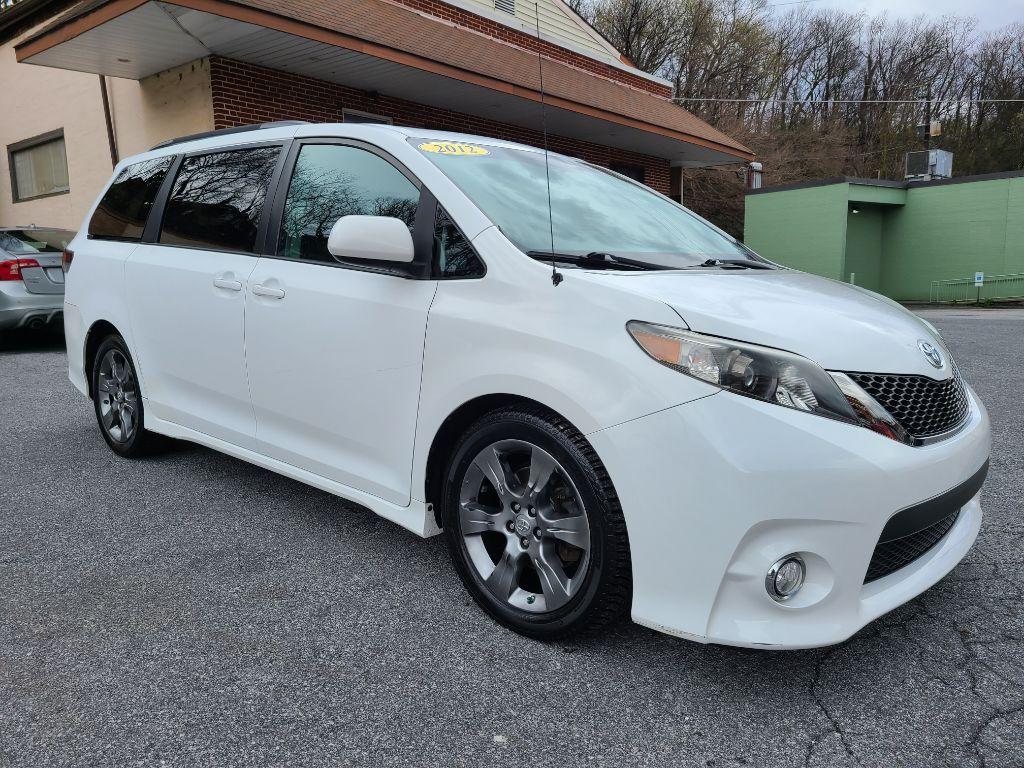 2012 WHITE TOYOTA SIENNA SPORT (5TDXK3DC8CS) with an 3.5L engine, Automatic transmission, located at 117 North Cameron Street, Harrisburg, PA, 17101, (717) 963-8962, 40.267021, -76.875351 - Photo #6