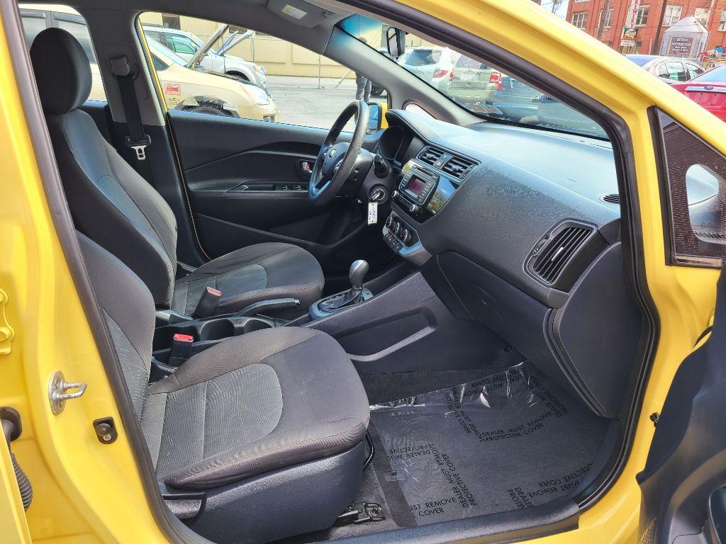 2016 YELLOW KIA RIO LX (KNADM4A32G6) with an 1.6L engine, 6-Speed Manual transmission, located at 117 North Cameron Street, Harrisburg, PA, 17101, (717) 963-8962, 40.267021, -76.875351 - Photo #8
