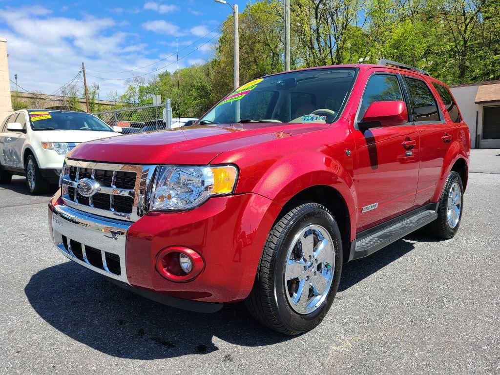 2008 RED FORD ESCAPE LIMITED (1FMCU94198K) with an 3.0L engine, Automatic transmission, located at 117 North Cameron Street, Harrisburg, PA, 17101, (717) 963-8962, 40.267021, -76.875351 - Photo #0