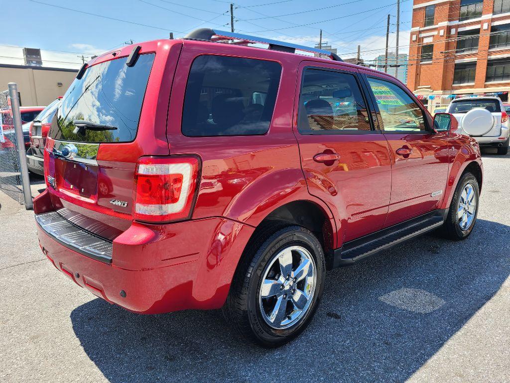 2008 RED FORD ESCAPE LIMITED (1FMCU94198K) with an 3.0L engine, Automatic transmission, located at 117 North Cameron Street, Harrisburg, PA, 17101, (717) 963-8962, 40.267021, -76.875351 - Photo #4